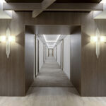 Sconces and updated lighting throughout the penthouse floor was installed by Capital Contractor Services