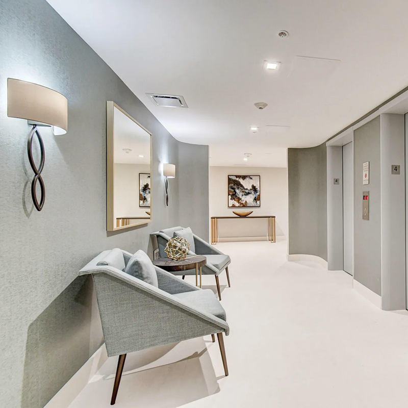 Bar Harbour Condominiums Elevator Lobby