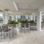 Patio of Courts at Brickell Key