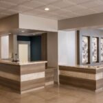 Concierge desk at Flamenco Towers