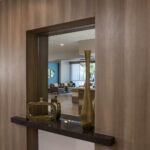 Bump outs with art displays at Flamenco Towers