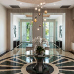 Lobby at Grove Hill renovated by Capital Contractor Services