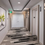 Hallways at Grove Hill renovated by Capital Contractor Services