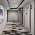 Hallways at Grove Hill renovated by Capital Contractor Services