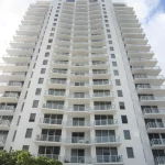The exterior of 1050 Brickell was painted by Capital Contractor Services