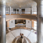 Custom renovation of the Three Tequesta lobby in Miami, FL by Capital Contractor Services
