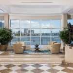 Seating area at Three Tequesta, renovated by Capital Contractor Services
