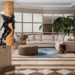 Seating area at Three Tequesta renovated by Capital Contractor Services