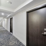 Resident corridor with updated engineered life safety system