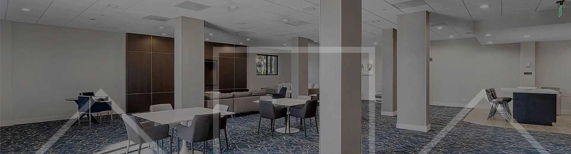 Party room with capital logo overlay