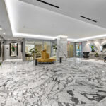 All new marble floors installed by Capital Contractor Services