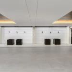 Cove lighting and planter boxes in the portico at Roney Palace constructed by Capital Contractor Services