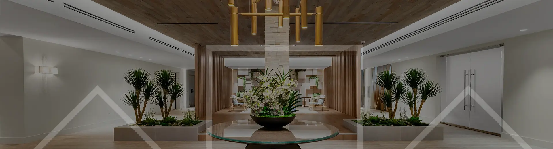Background image of the roney palace lobby renovated by Capital Contractor Services