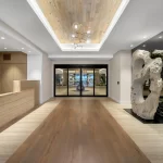 View of concierge area of the Roney Palace from the main entrance