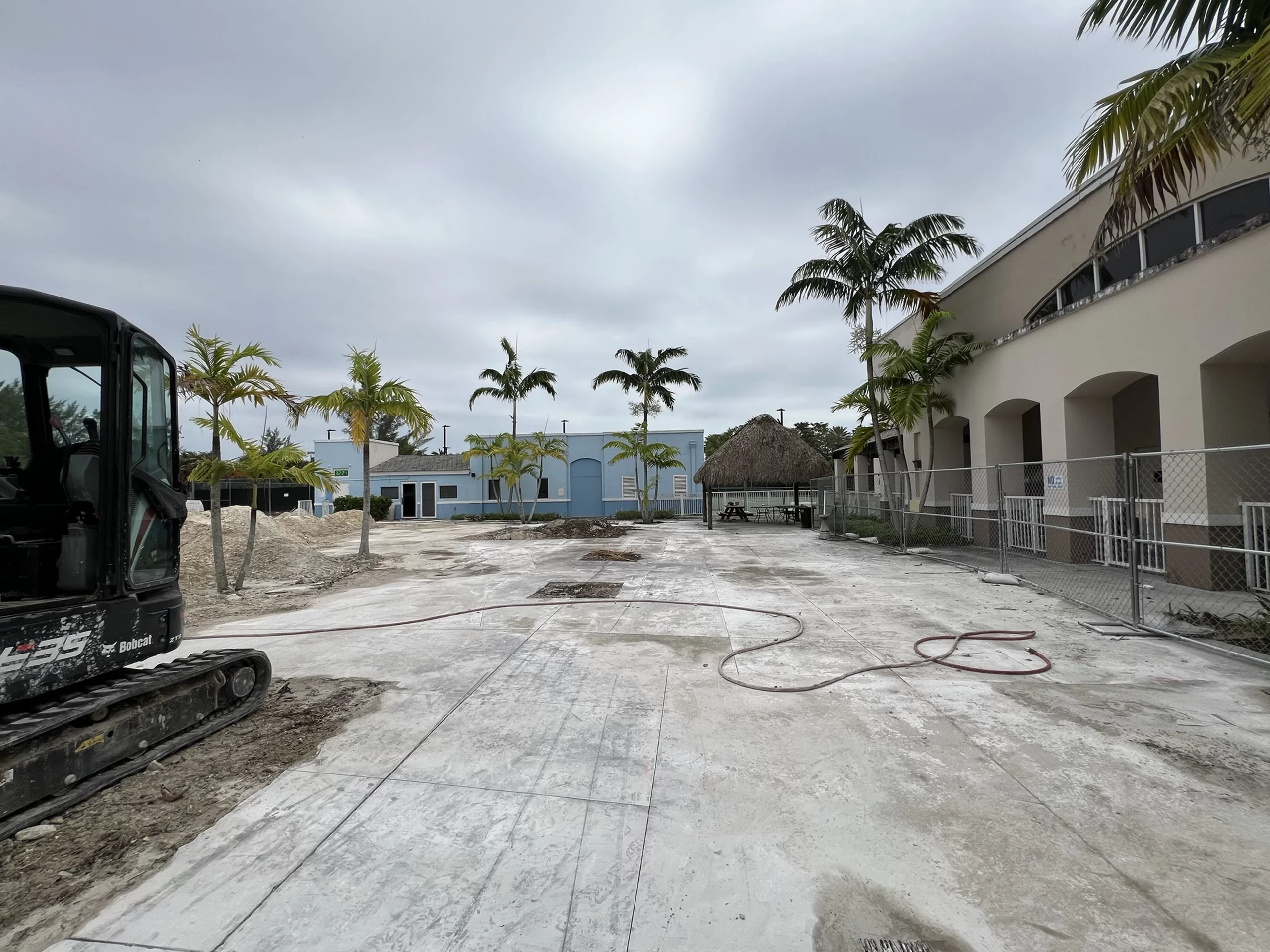 Miami JCC Aquatics center before renovation Southeast Florida Commercial Renovations