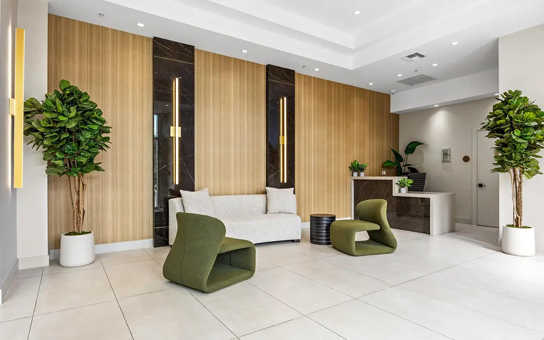 360b condominium lobby