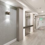 Elevator lobby at the carlton