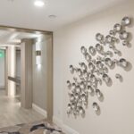 Wall art in carlton's resident hallways
