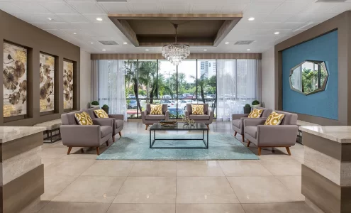 flamenco condominium lobby was renovated by capital contractor services