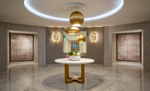harbour house resident corridor renovated by capital contractor services