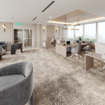 Rendering of the business center at North Tower at The Point to be renovated by Capital Contractor Services