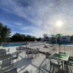 Apler JCC Miami pool deck and splash pad