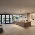Lobby at the Carlton of Boca Raton rendering